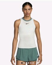 Nike Court Advantage Dri-fit Tennis Tank Top Barely Green Women's M NWT