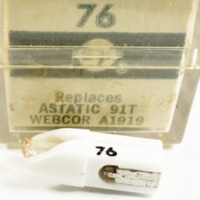 NOS Tested Electro-Voice EV 76 Cartidge Needle Astatic 91T Webcor A1919
