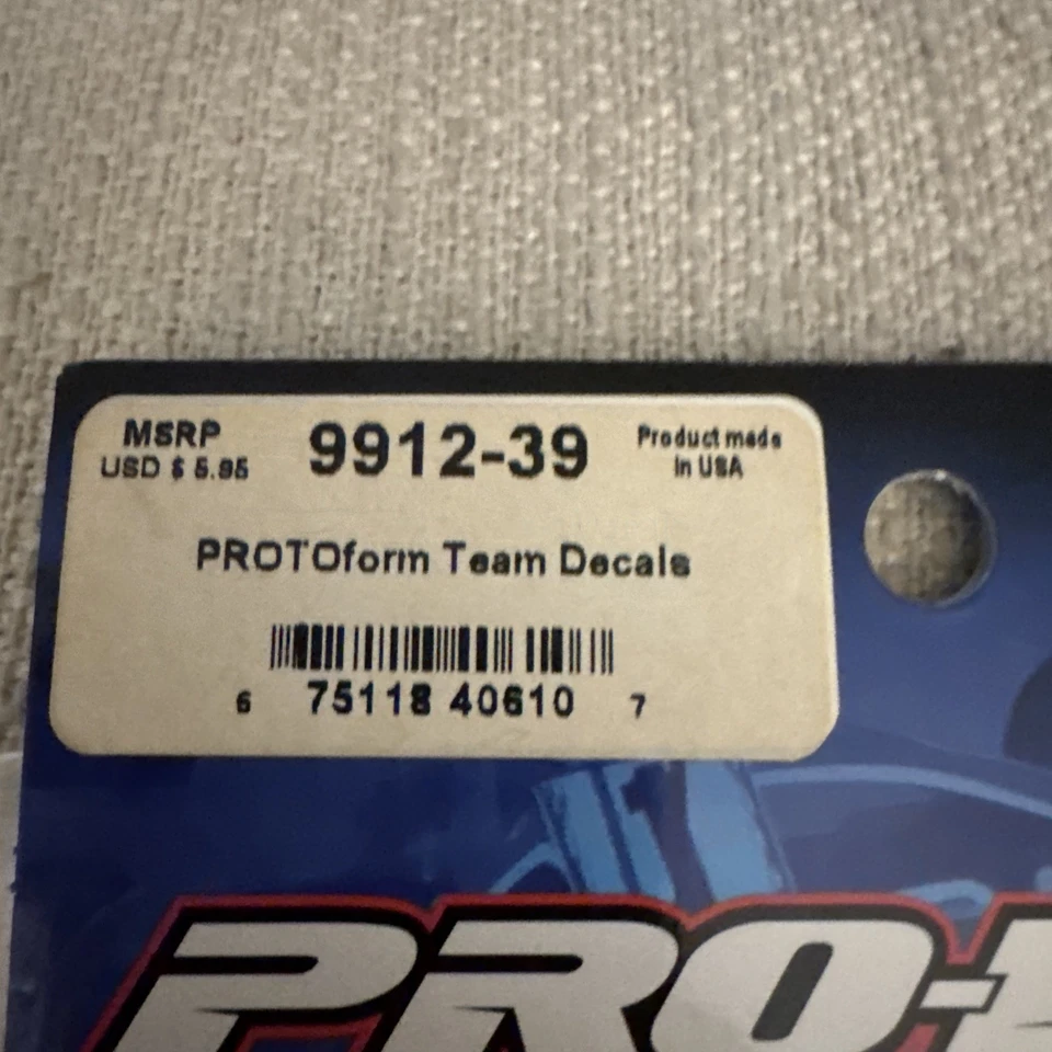 PRO-LINE RACING 991533 Decal Sheet Vintage Rc - Image 2 of 2