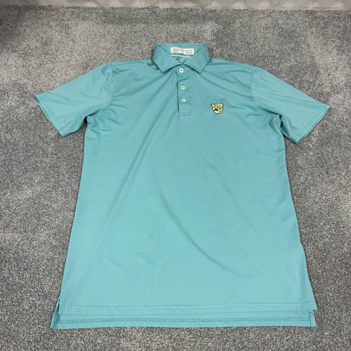 Camisa Holderness Bourne Para Hombres Talla M Verde Elastizada Hamilton Farm Club de Golf - Imagen 1 de 7