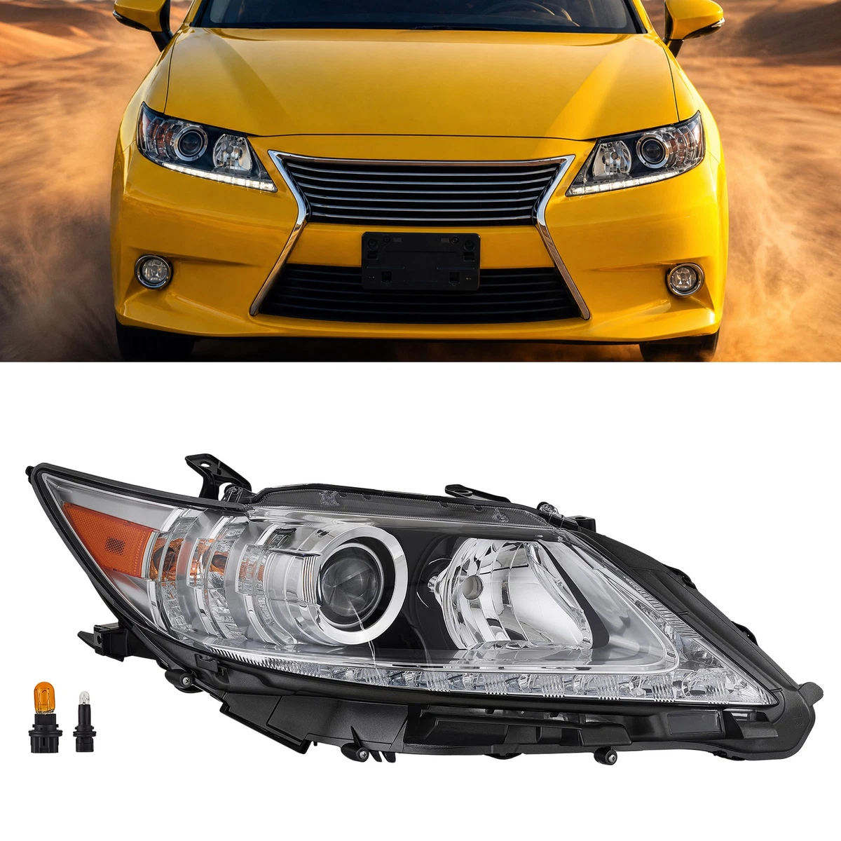 LEXUS ES 前期ヘッドライト Headlights for Lexus ES300h for sale | eBay