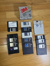 Microsoft 95 Windows Boot Disk  Lot Of 13 3.5  Floppy Discs 3M, Verbatim, AT T