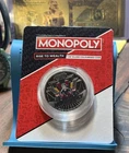 MONOPOLY Rise To Wealth 1 OZ .999 FINE SILVER Colorized 2024 SAMOA $5 /1933 ⭐️