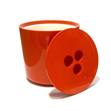 Crayonne Input Ice Bucket, Bold Red- Vintage 1970s Terrance Conran Design Cooler