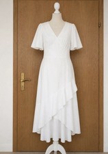   Elegantes Weißes Kleid, Ungetragen GR XL