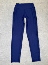 Lululemon Leggings Womens 8 Blue High Rise Ankle Yoga Athletic Gym Pants