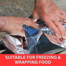 Aluminium Küche Schwerlast Gastronomie Folie für Lebensmittel Verpackung (450 mm, 300 mm)