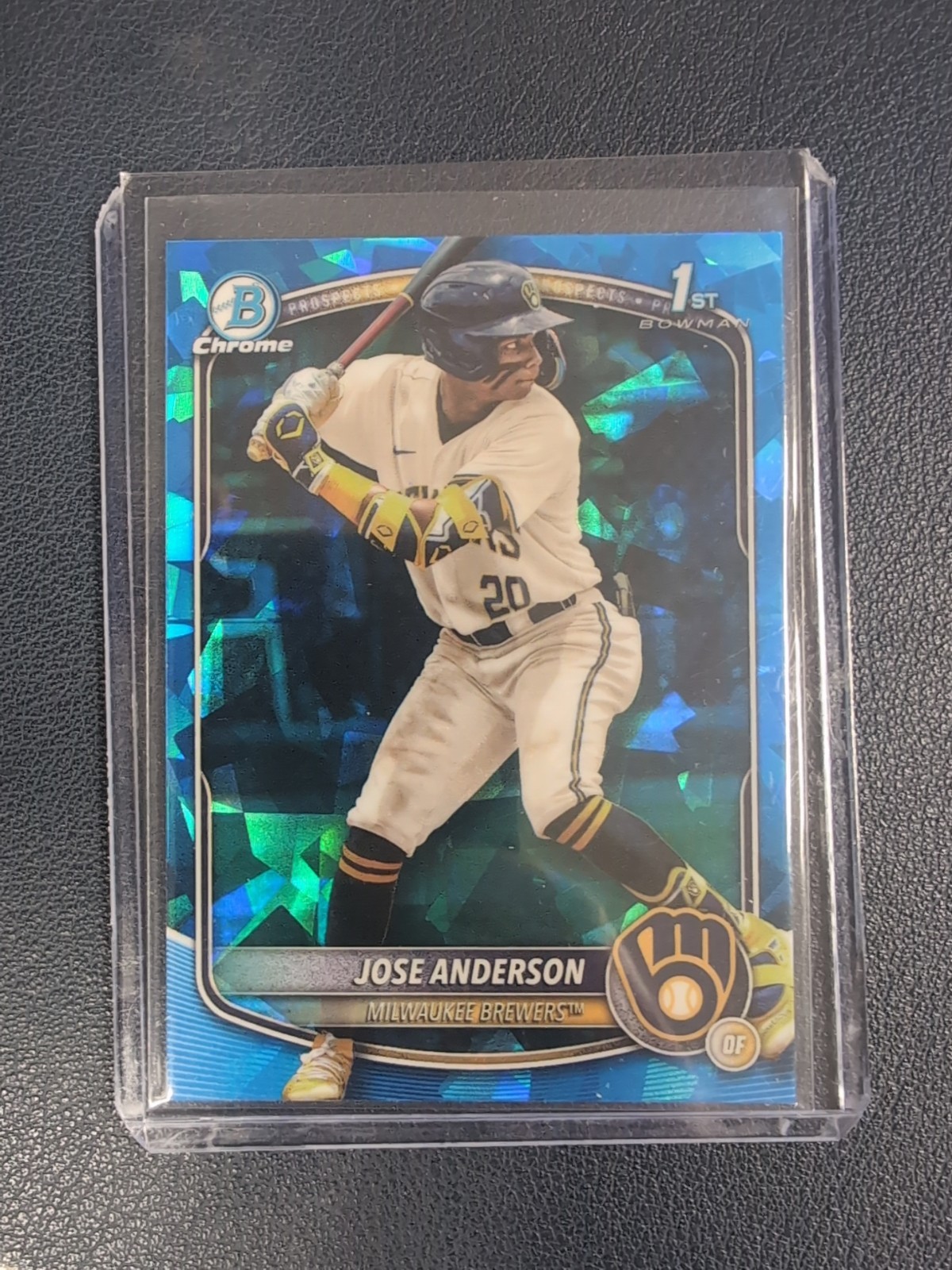 2025 Bowman Chrome Sapphire Jose Anderson 1st #BCP-193 Brewers