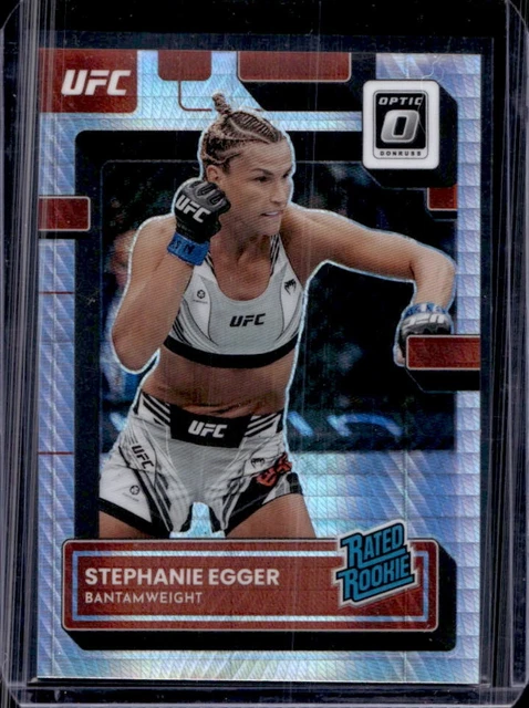 2023 Donruss Optic UFC Stephanie Egger Lucky Envelope Prizm Rated Rookie #/8