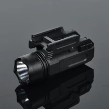 Tactical Pistol Flashlight LED White Light 20mm Picatinny Rail Mount For Glock