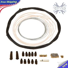 5 Metre Throttle Cable Kit Motorcycle Nipple Ferrule Pit Dirt Bike Universal DIY