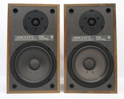 USAヴィンテージ　SCOTT スピーカー　166 PAIR of Vintage Scott 166 Bookshelf Speakers Widerange