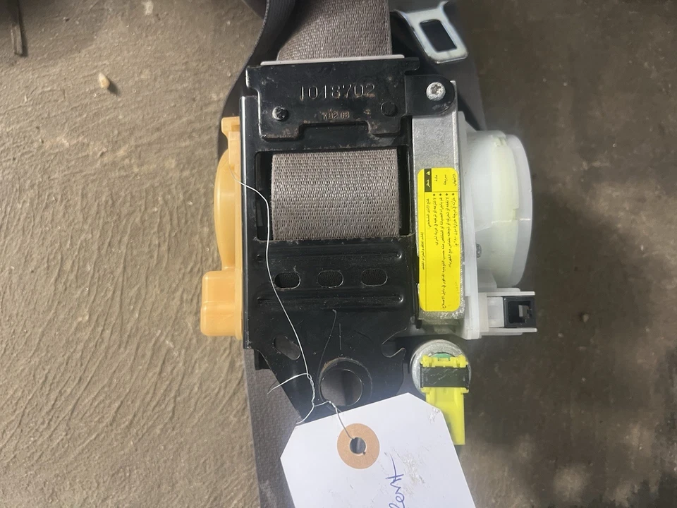 Conjunto retractor cinturón seguridad conductor Toyota 4Runner 2003-2009 gris OEM Foto 3 de 4