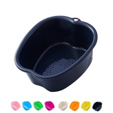 AXLOFO Foot Soaking Bath Basin, Large Plastic Foot Soaking Tub, Feet Massa