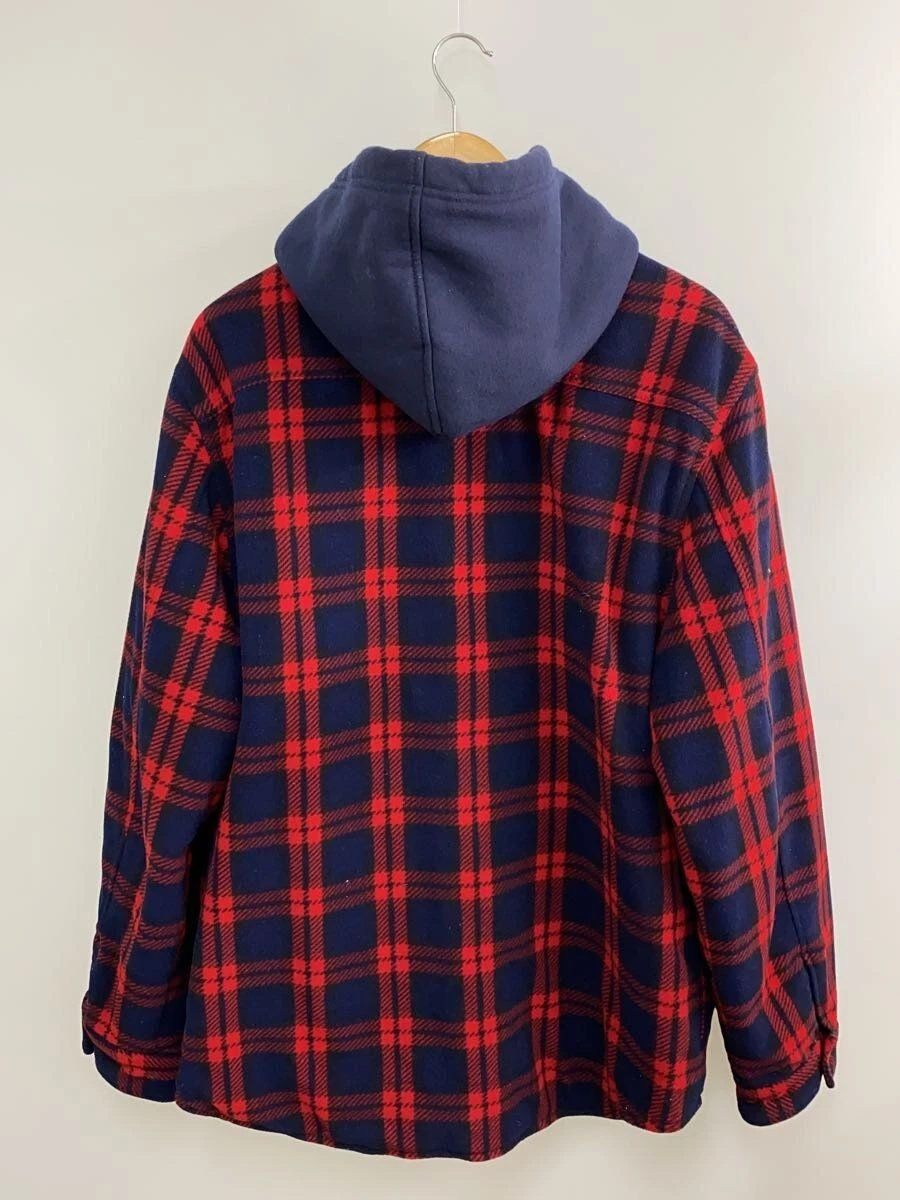 Supreme Felpa con Cappuccio Zip XL Poliestere ROSSO Usata