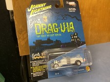 The Munsters Grandpa's Dragula 1/64 Diecast Car Johnny WHITE Lightning Version