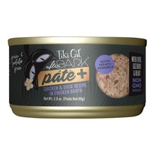 Tiki Cat After Dark Pate Wet Cat Food, Chicken Duck, 2.8 oz. Cans, 12 Count