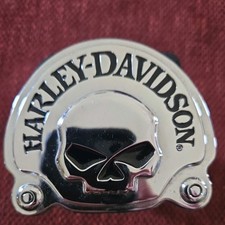 Harley Davidson Willie G Skull Trailer Hitch Cover Chrome