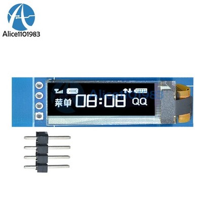 2x IIC I2C 0.91'' 128x32 OLED LCD Display Module White For     SSD1306 IC *la