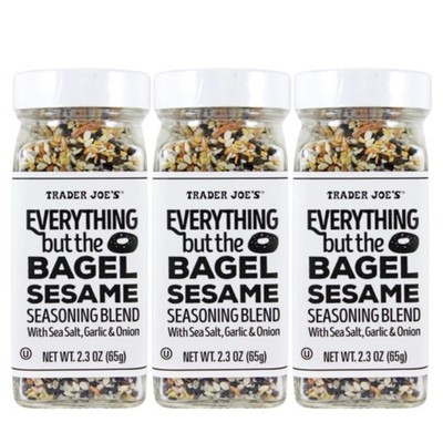 Trader Joe's  Everything But The Bagel Sesame Seasoning Blend 2.3oz (Pack of 3)