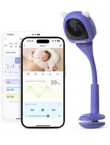 BOOPOO BC2 Telecamera Monitor Intelligente per Bambini Baby Monitor 2k full hd