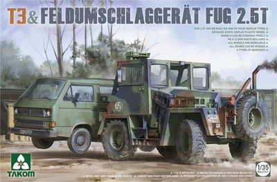 TAKOM 2141 1/35 Scale T3& FELDUMSCHLAGGERAT FUG 2.5T Plastic model kit