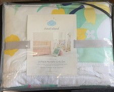 Cloud Island 3 Piece Nursery Crib Set Little Wildflower BRAND NEW  T2