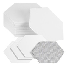 100 Pcs Quilting Supplies Hexagon Paper Plate Templates Shape for