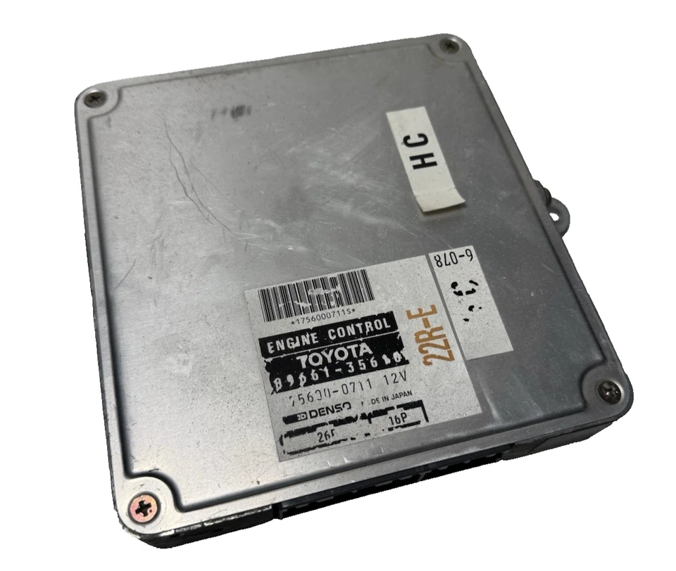 1991 1992 TOYOTA TRUCK 4RUNNER 22RE ENGINE CONTROL COMPUTER ECU 89661-35610 - Image 2 of 4