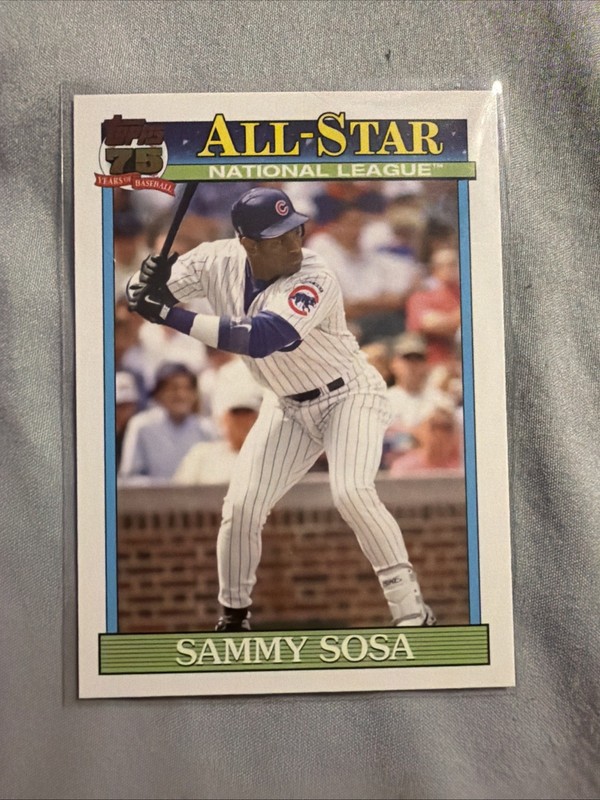 2026 Topps Series 2 Baseball 1991 All-Stars 91AS-5 Sammy Sosa, Chicago Cubs