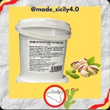 Crema di pistacchio Siciliano, 40% 2kg Contenitore Di Plastica. Spedizione Free