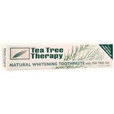 Tea Tree Therapy Natural Whitening Toothpaste with Tea Tree Oil  3 oz