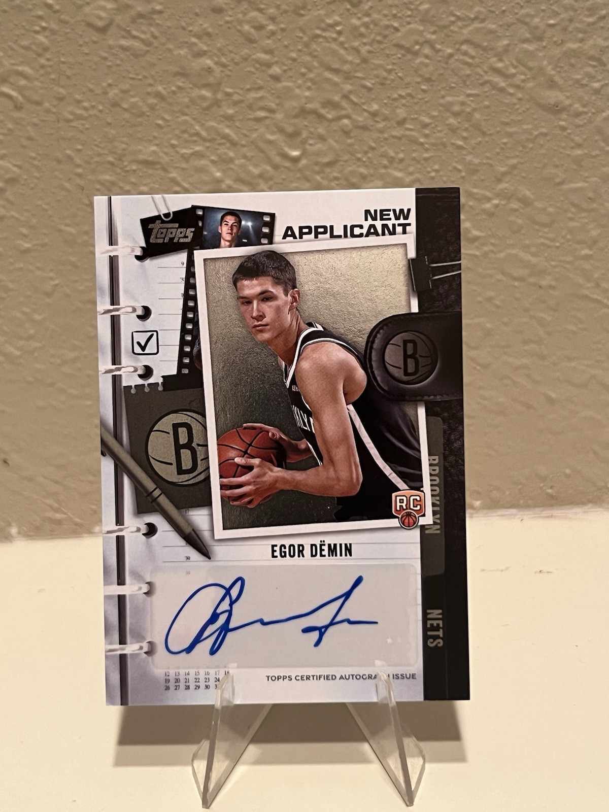 2025-26 Topps - New Applicants Autographs Egor Demin #NA-ED (AU, RC)