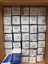 Lot of 4 ELV 150W 21.5V Photo Projection LIGHT BULB Studio LAMP NEW SYLVANIA