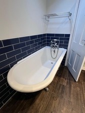Full Victoria Plumbing Bathroom Including Bathtub, Toilet, Sink, Radiator & More