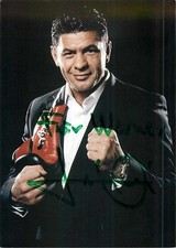 Luan Krasniqi Autogrammkarte Boxen Schwergewicht Europameister 2002-2005