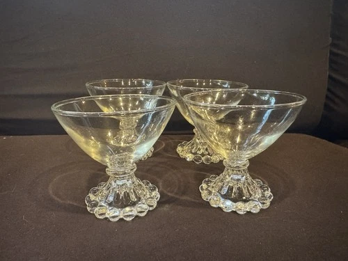 Vintage Anchor Hocking "Berwick Boopie" Champagne Glasses (Lot of 4)
