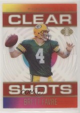 2021 Panini Illusions Clear Shots Red 136/149 Brett Favre #CS-11 HOF 0u0o