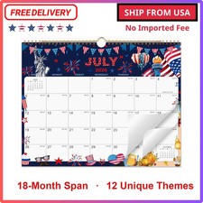 2026-2027 Wall Calendar-Large Calendar 2026-2027, Jul. 2026 - Dec. 2027, 15"x12"