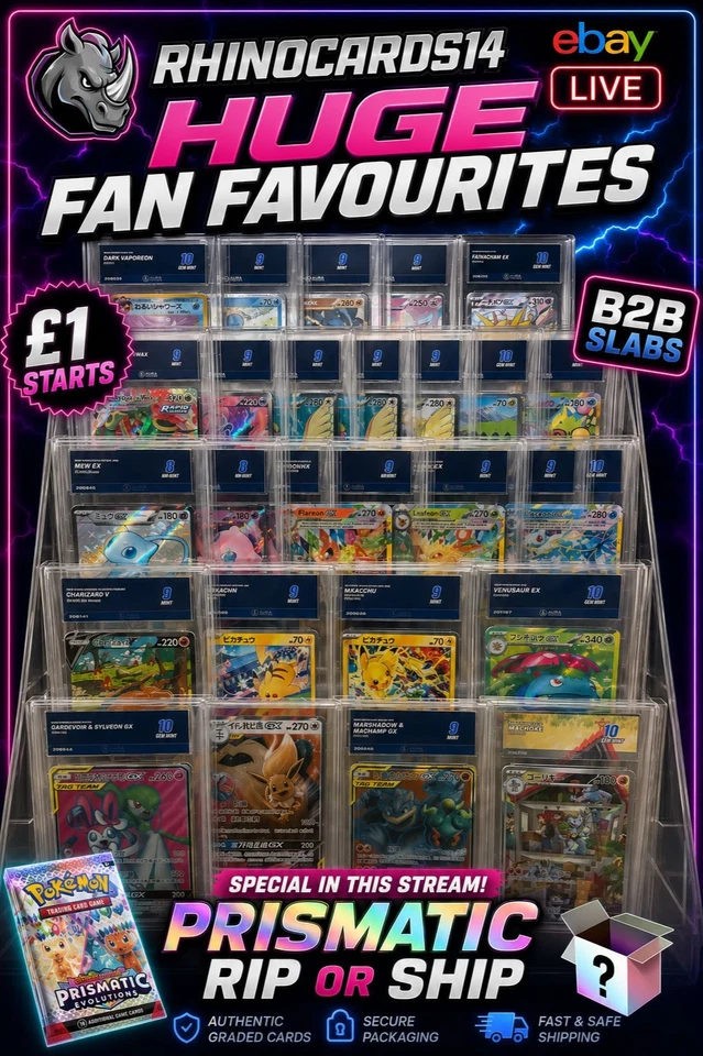 £1 Starts - Huge Fan Favourites - B2B Slabs