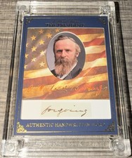 2025 A Word From POTUS Rutherford B. Hayes Authentic Handwritten Word AWF-RH19