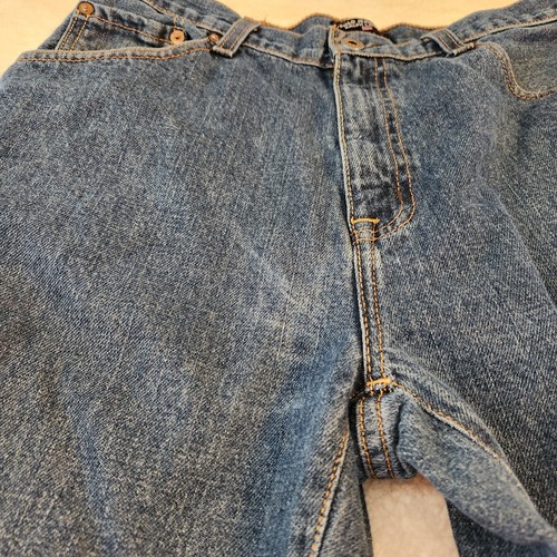 Y2K Polo Jeans Co Boys 20 Blue Denim Jeans Straight Leg Ralph Lauren 30x29.5 Vtg - Picture 14 of 14