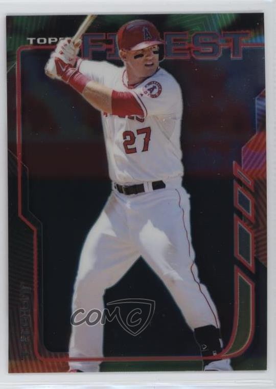 2014 Topps Finest Mike Trout #100 14b5