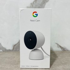 Google Nest Cam Indoor Wired Camera 2nd Gen - Snow