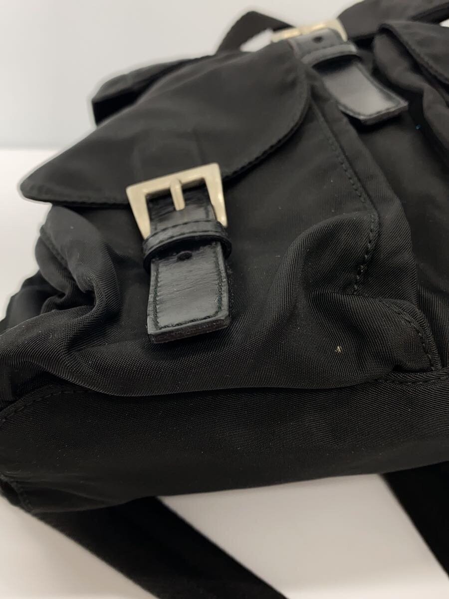 PRADA Backpack Nylon BLK Solid From Japan - image 9