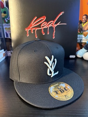 YVL Black White Trim Fitted Hat Size 7 1/2 Men Playboi Carti Opium