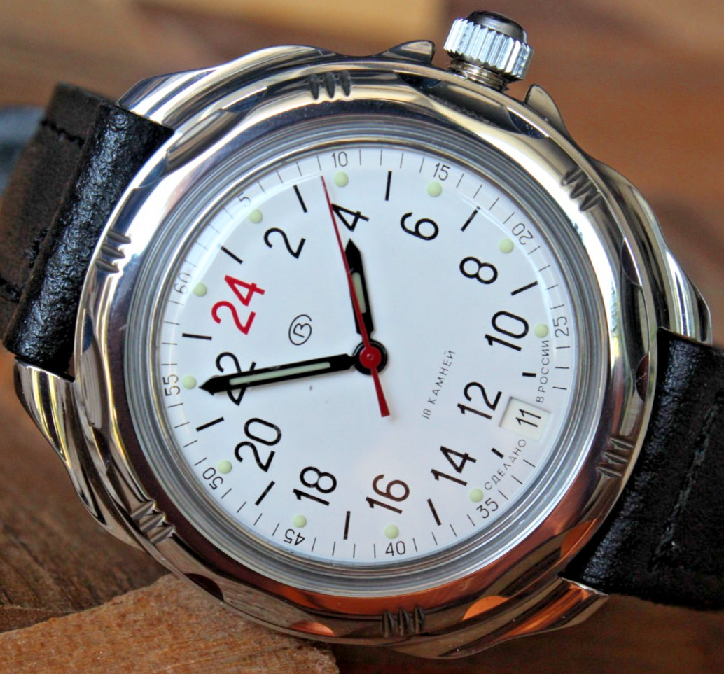 Vostok Komandirsky Mechanical Manual Wrist Watch 21118B