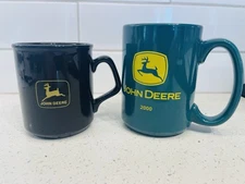 VINTAGE JOHN DEERE Collectible Coffee MUGS  Quality Products Since 1837