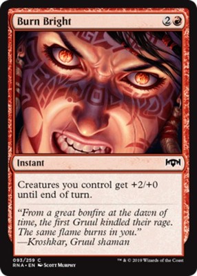 Burn Bright~093/259~LP~(RNA) - Ravnica Allegiance~MTG