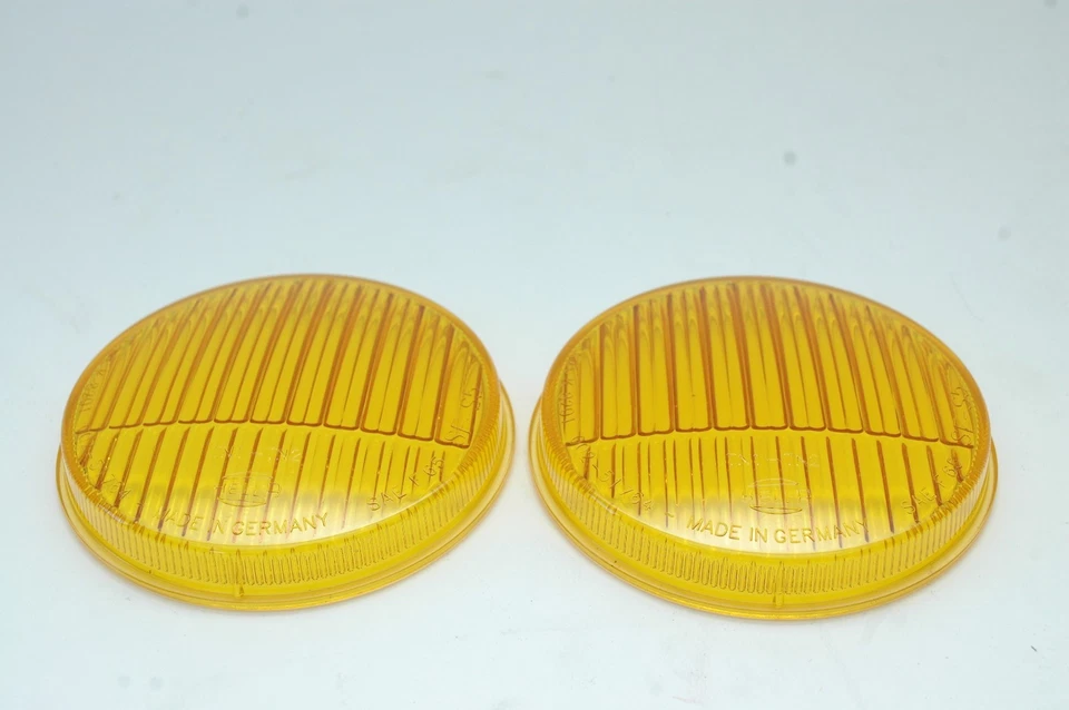 Линзы противотуманных фар Porsche 911 NOS 118 HELLA желтые 90163121101 - Изображение 2 из 4
